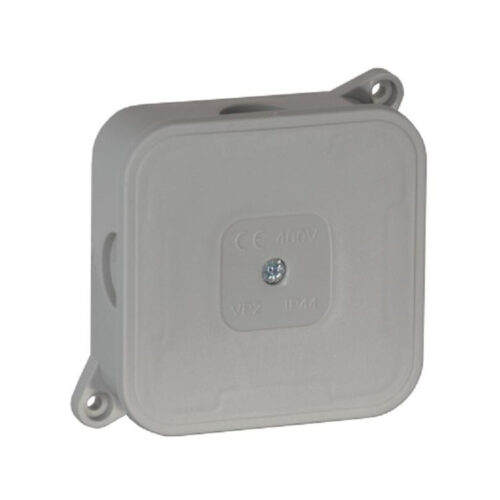 Puszka natynkowa pusta 4 wloty VIPLAST VP-2 SZARA IP44 85x85x35mm 027-03