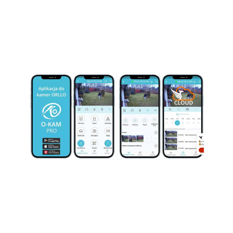 Kamera IP Orllo zewnętrzna obrotowa zoom x10 4MPx ORLLO Z9 ULTRA