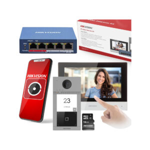 ZESTAW WIDEODOMOFONOWY HIKVISION DS-KIS604-S(C)(O-STD)/eu