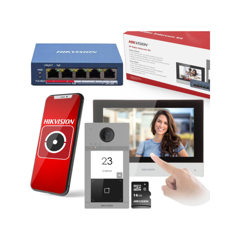 ZESTAW WIDEODOMOFONOWY HIKVISION DS-KIS604-S(C)(O-STD)/eu