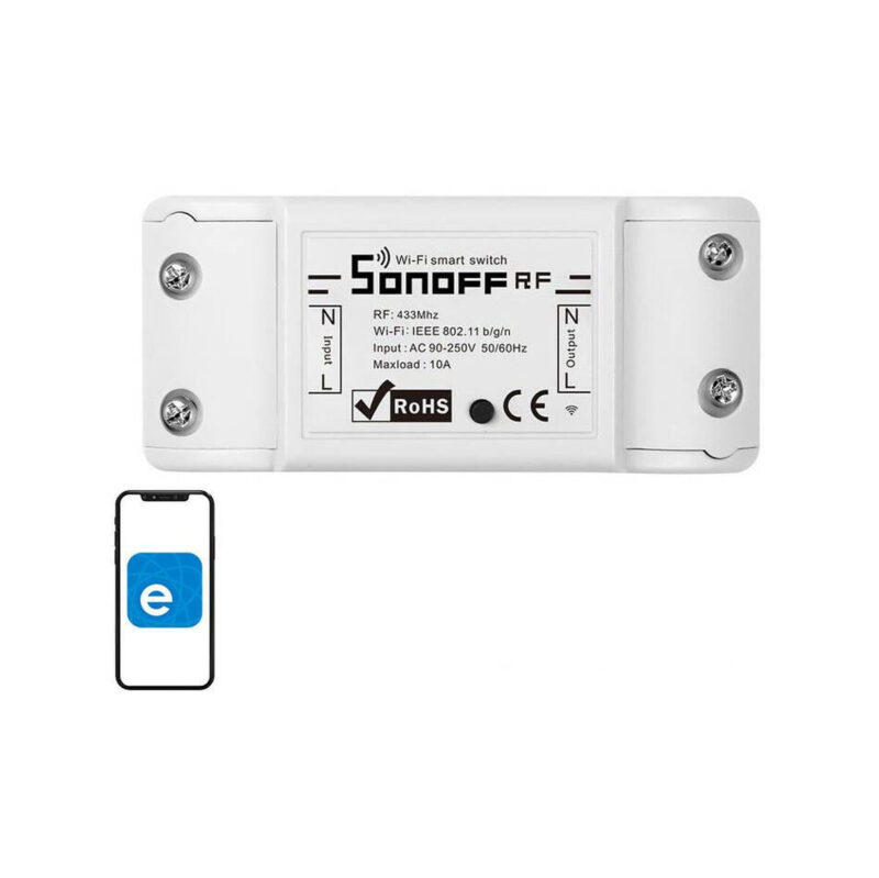 Inteligentny przełącznik WiFi + RF 433 Sonoff RF R2