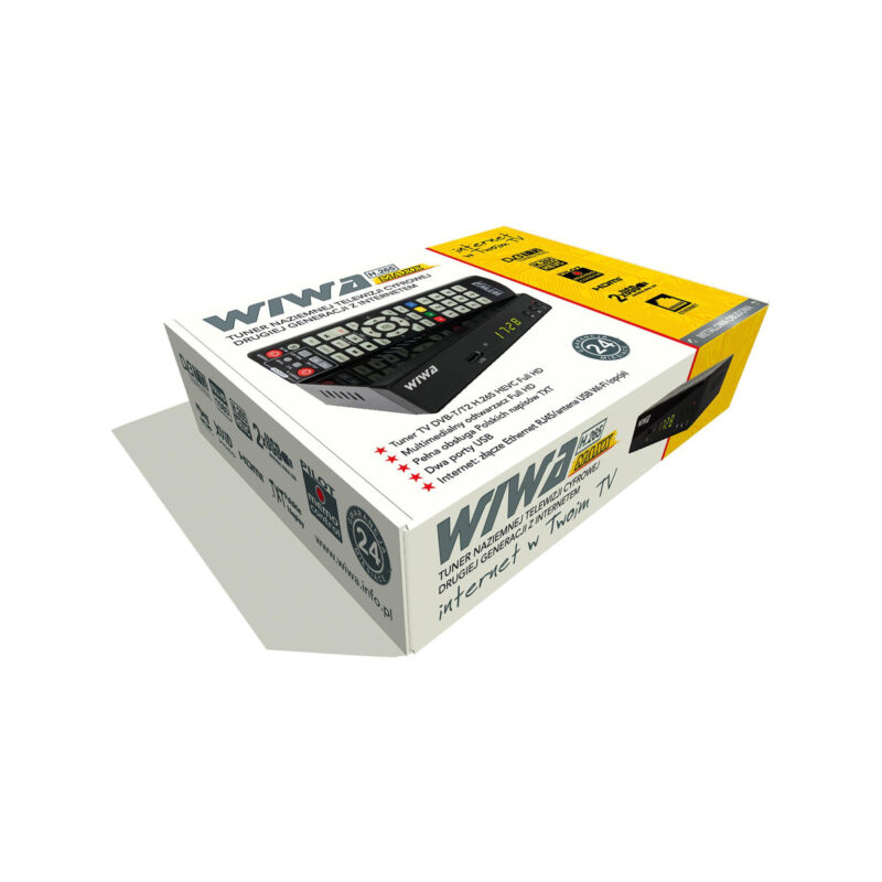 Tuner DVB-T/T2 WIWA H.265 MAXX