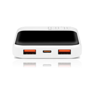 Powerbank everActive Energy Bank EB-10Q 10000 mAh 22,5 W 2x USB-A USB-C biały