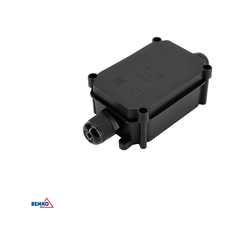 Hermetyczna puszka łączeniowa z dławicami x3 IP66