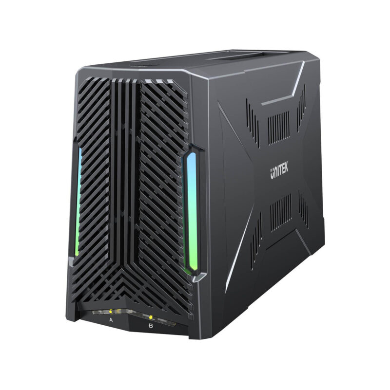 Unitek Stacja dokująca, 1x dysk M.2 NVMe, 1x dysk SATA, USB-C 10 Gbps S1234B01-EU