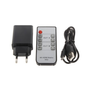 PRZEŁĄCZNIK SWITCH HDMI HDMI-SW-4/2MATRIX