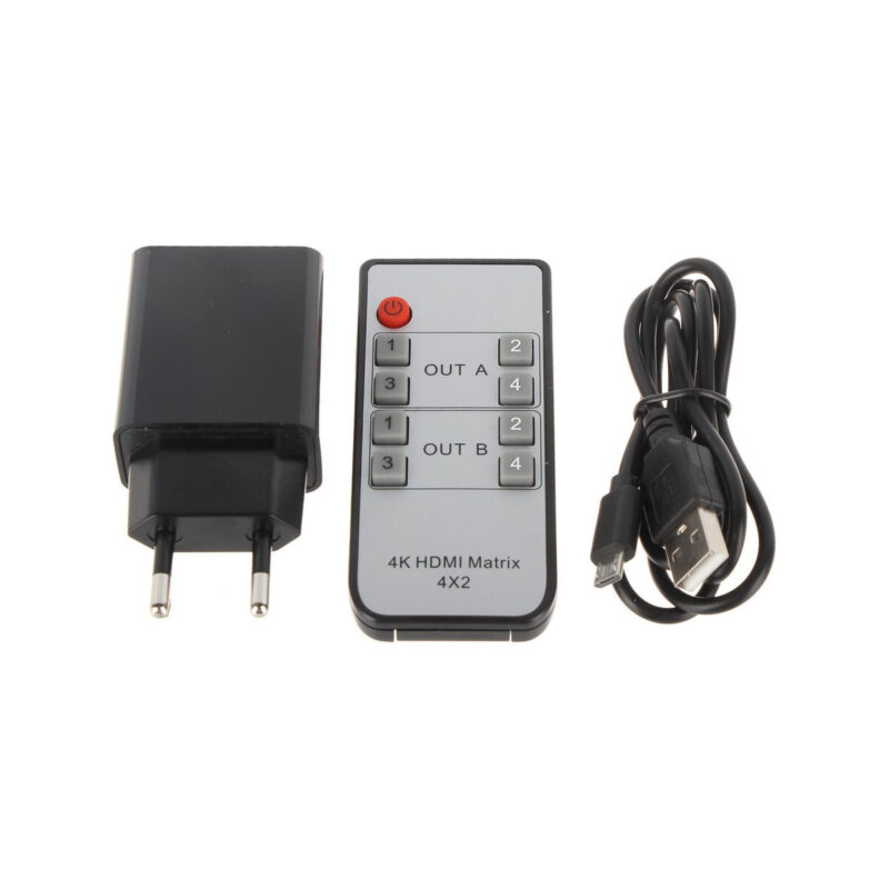 PRZEŁĄCZNIK SWITCH HDMI HDMI-SW-4/2MATRIX