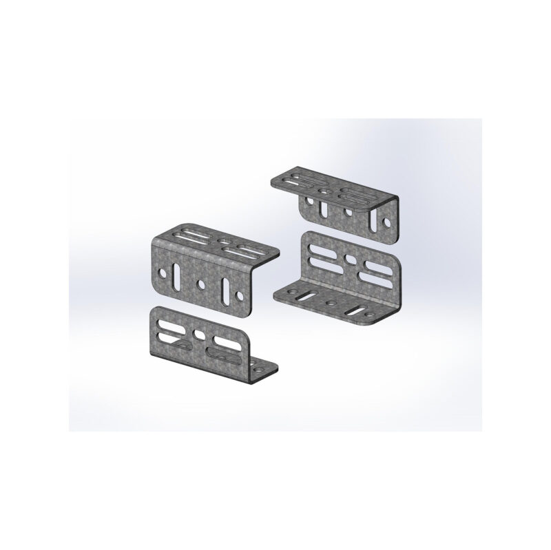 Uniwersalna podstawa pod napędy przesuwne/zestaw 4 kątowników ASM150