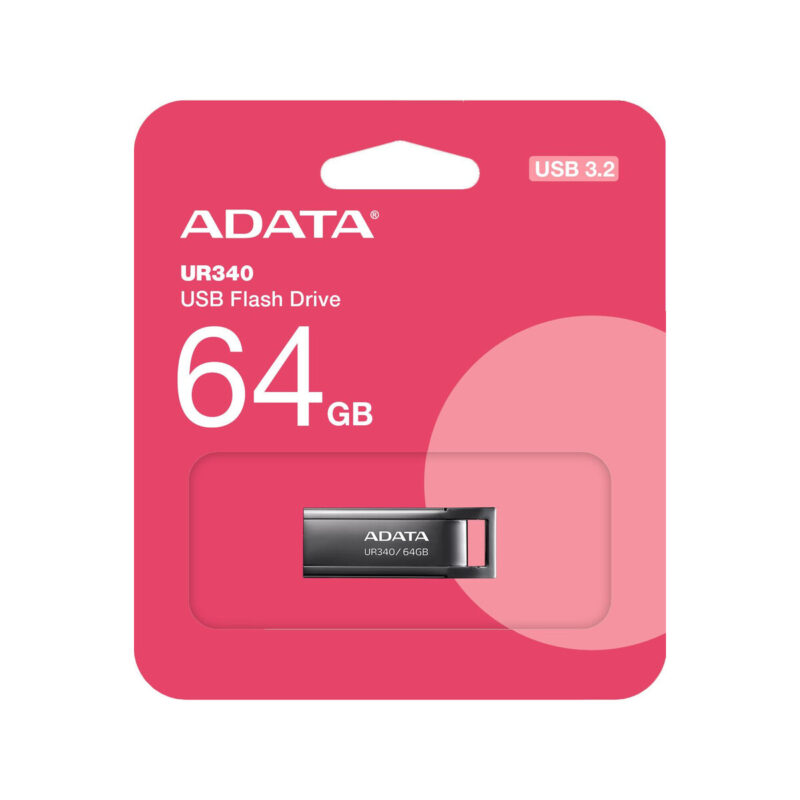 Adata Pendrive UR340 64GB USB3.2 Gen1 Czarny