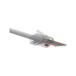 WTYK SIECIOWY KONEKTOR SOLARIX UNIWERSALNY EASY RJ45 CAT.6 UTP PRZELOTOWY SXRJ45-6-UTP-EASY 100szt