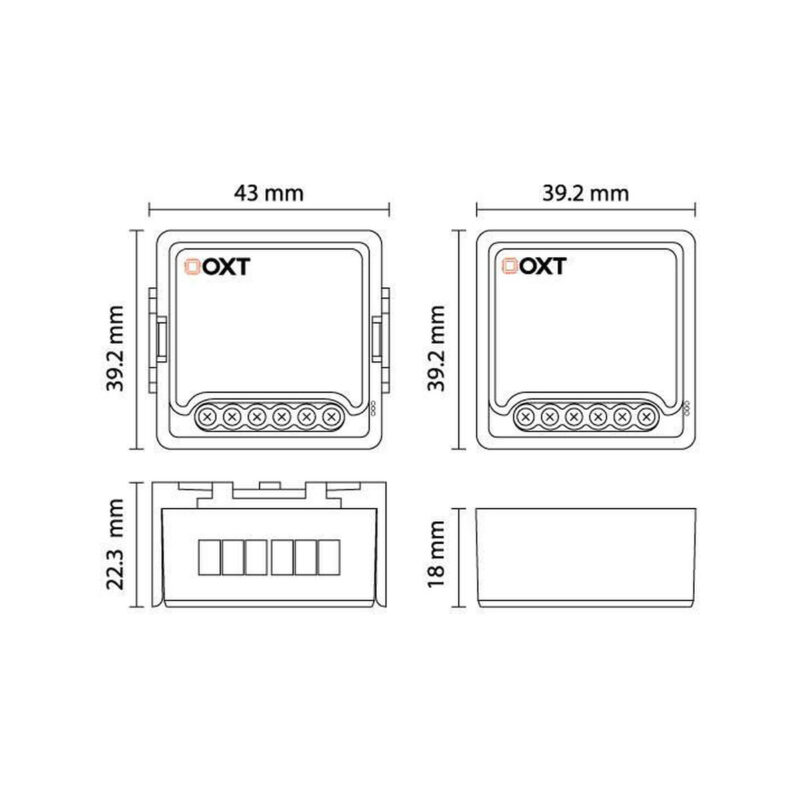Moduł OXT mini ściemniacz 1 obwód ZigBee TUYA T265