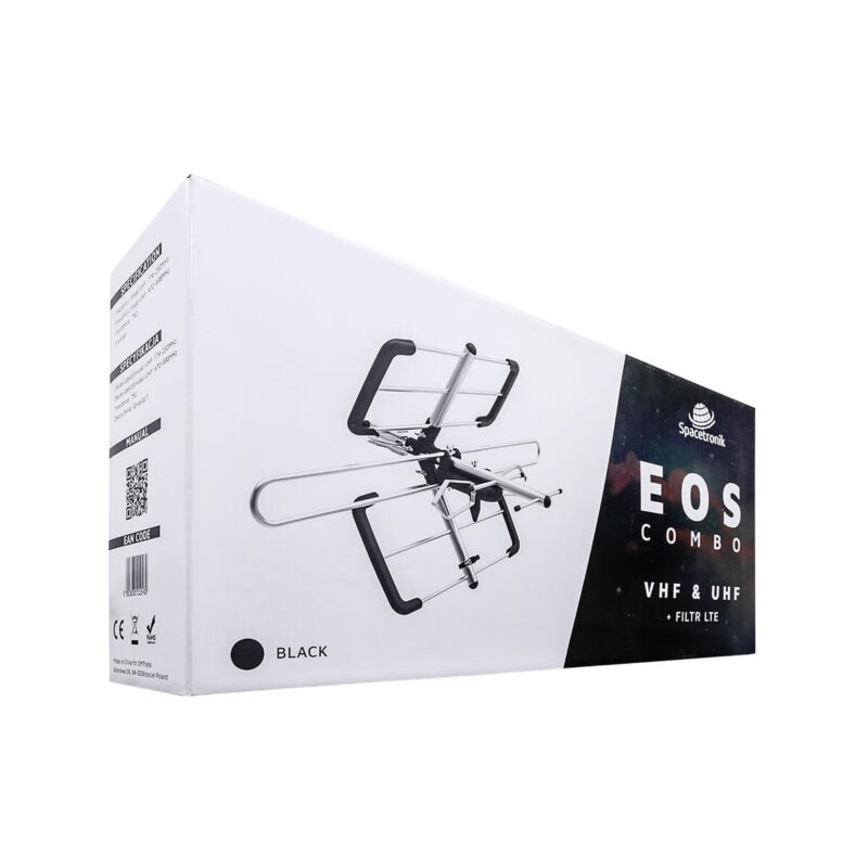 Antena DVB-T/T2 Spacetronik EOS Combo Black (pasywna)