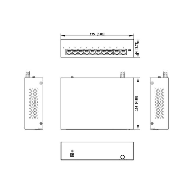 Switch Hikvision DS-XS10-P