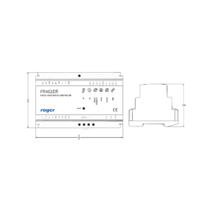 9050_2 Kontroler dostępu ROGER PR402DR