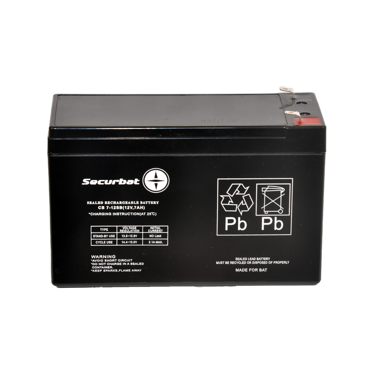 Akumulator AGM SECURBAT 12V 7Ah