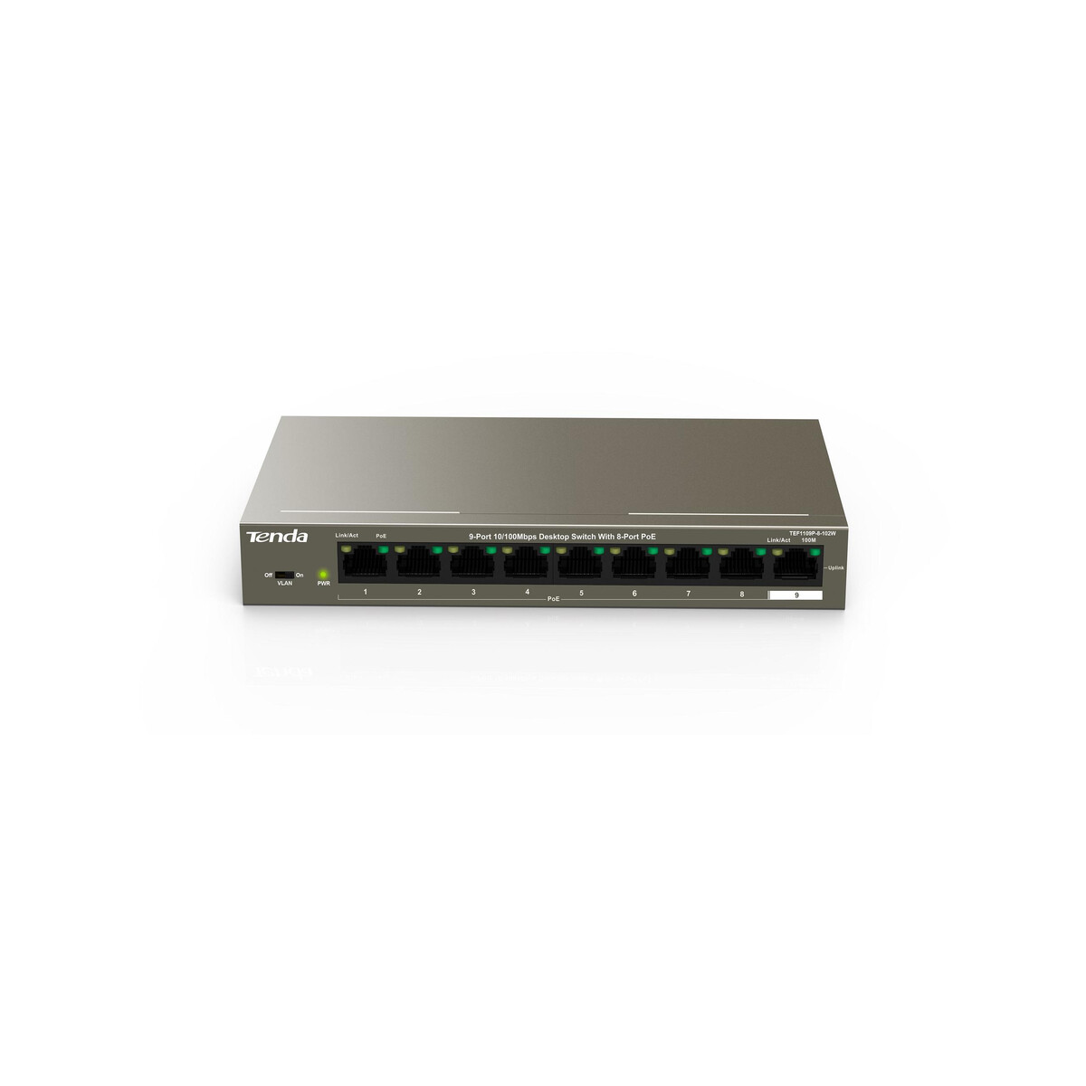 SWITCH POE TENDA TEF1109P-8-102W
