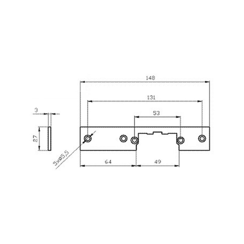SZYLD ELEKTRA PROSTY KRÓTKI MAL.