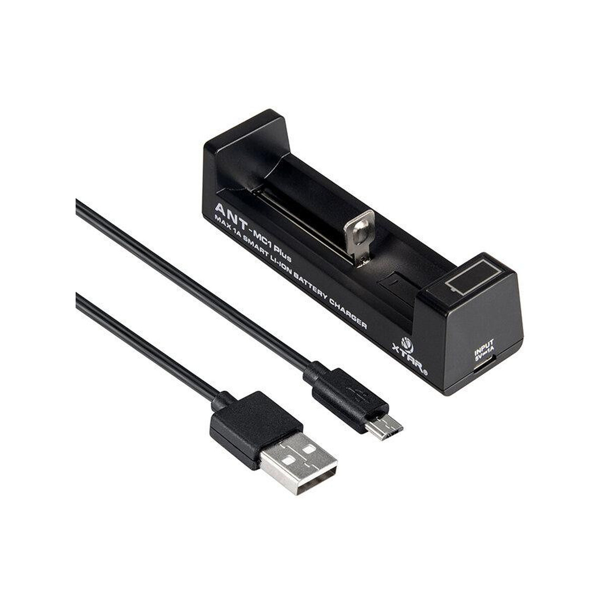 Ładowarka do akumulatorów cylindrycznych Li-ion 18650 Xtar ANT MC1 Plus micro USB-B