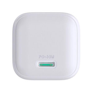 Ładowarka sieciowa Joyroom JR-TCG15 Mini 30W GaN USB-C biała