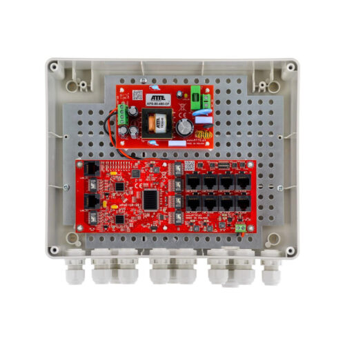 SWITCH ZEWNĘTRZNY 8-PORTOWY POE DO 8 KAMER IP ATTE IP-8-20-L2