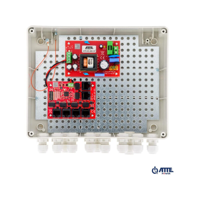 SWITCH ZEWNĘTRZNY 5-PORTOWY POE DO 5 KAMER IP ATTE IP-5-11-L2