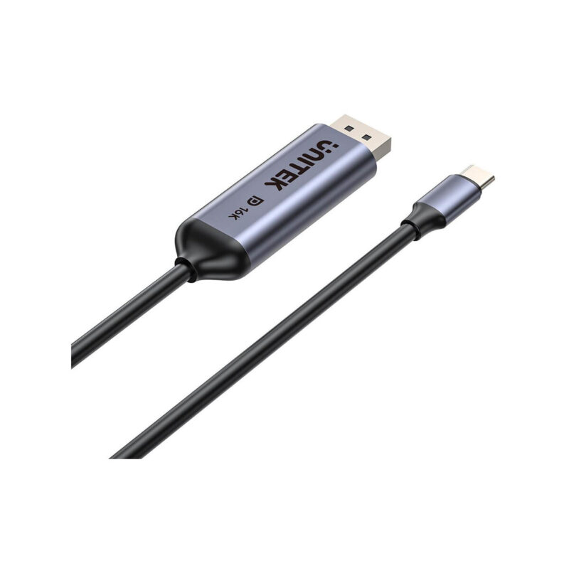 Kabel Dwukierunkowy Unitek USB-C - DisplayPort 16K 80Gbps HDR 1,8 m