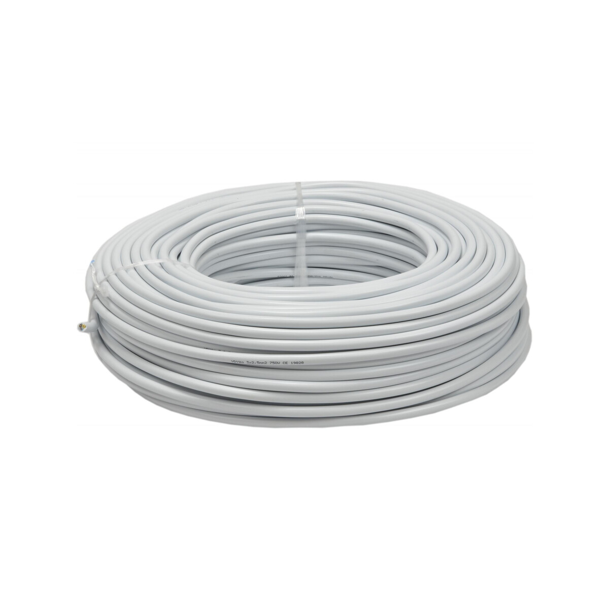 Przewód elektryczny drut okrągły YDY 3x1,5mm 450/750V MERCOR 50m