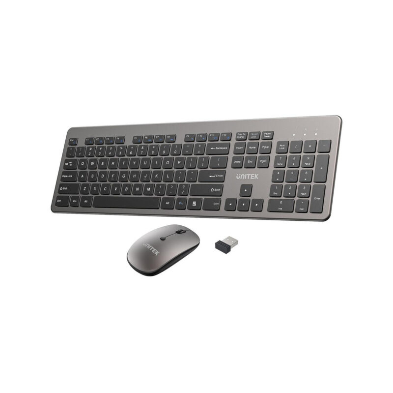 Zestaw bezprzewodowy Unitek SlimDuo 2.4Ghz