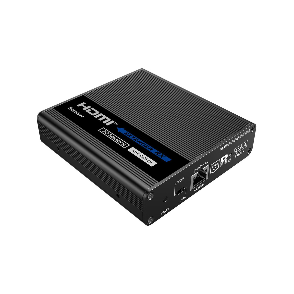 Odbiornik konwertera HDMI na LAN "KASKADA" 4K Spacetronik IP SPH-676C RX
