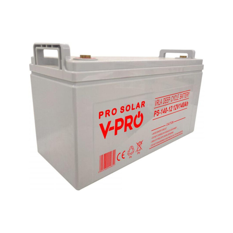 AKUMULATOR VOLT POLSKA DEEP CYCLE VPRO SOLAR 12V 140AH VRLA BEZOBSŁUGOWY