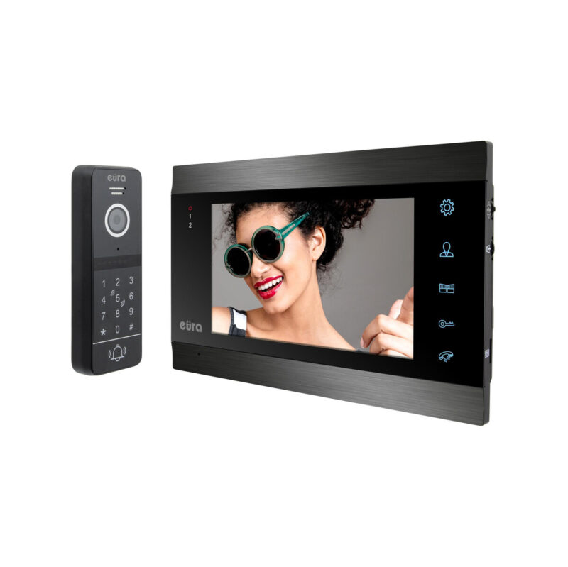 WIDEODOMOFON EURA VDP-00C5 CZARNY TUYA