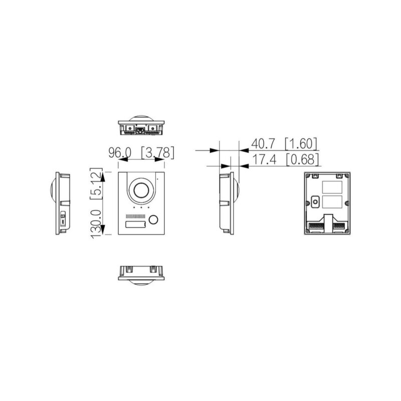 Stacja bramowa Dahua VTO2202F-P-S3