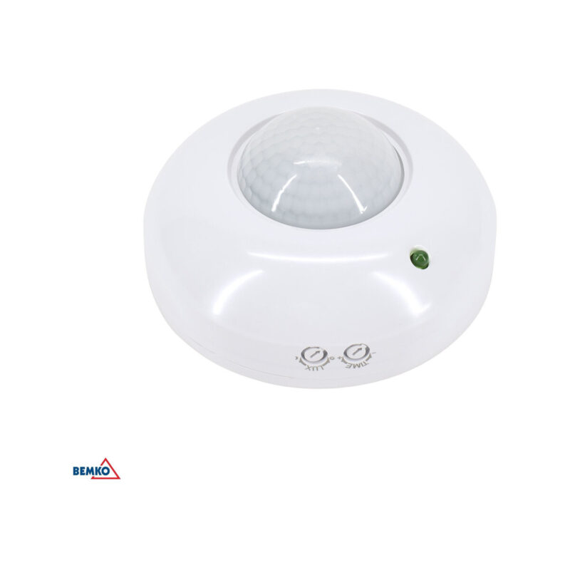 Czujnik ruchu PIR 1200W 360* biały P/T