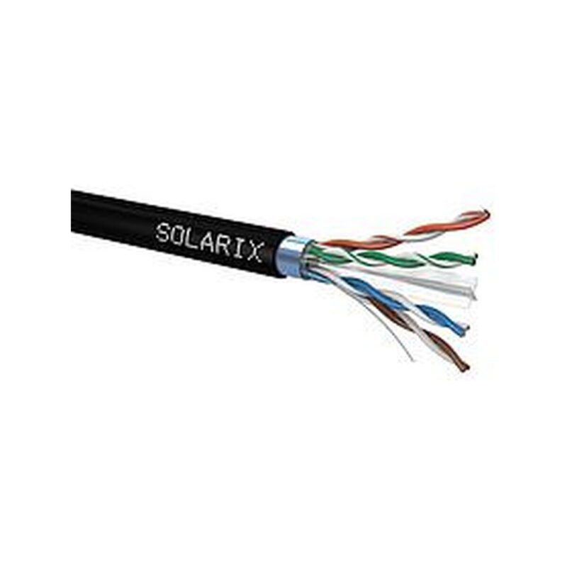 KABEL SKRĘTKA SOLARIX CAT.6 F/UTP UV szpula 500M