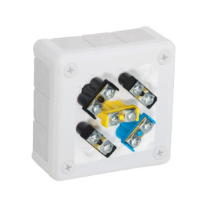 Puszka natynkowa z zaciskami 12 wlotów VIPLAST VP-41 BIAŁA IP55 98x98x42mm 041-51