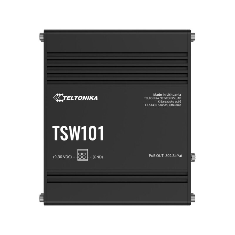 Teltonika TSW101 switch przemysłowy PoE+ (TSW101000000)