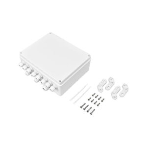 System zasilania do 5 kamer IP ze switchem PoE w obudowie zewnętrznej BCS POWER BCS-IP4/Z/E-S