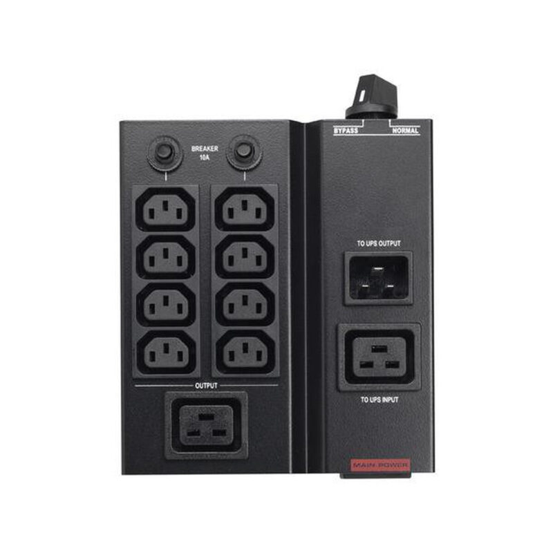 MODUŁ MBS PowerWalker DLA UPS 1-3kVA 8X IEC C13 1X IEC C19