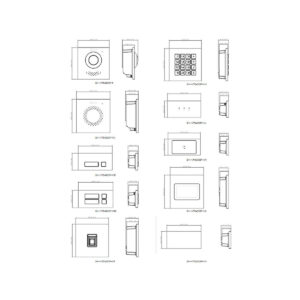 Moduł 1 przycisku DAHUA VTO4202F-MB1