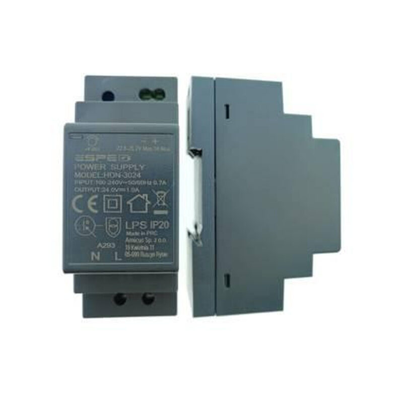 ZASILACZ IMPULSOWY NA SZYNĘ DIN ESPE HDN-3024 24V/30W/1A