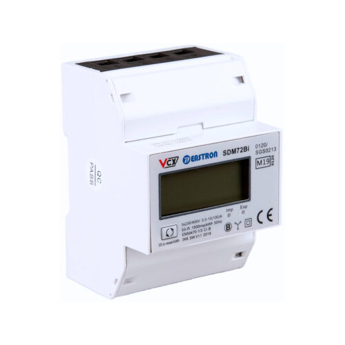 Licznik energii elektrycznej (MID) 3-Fazowy 230V,100A, Pomiar dwukierunkowy VCX