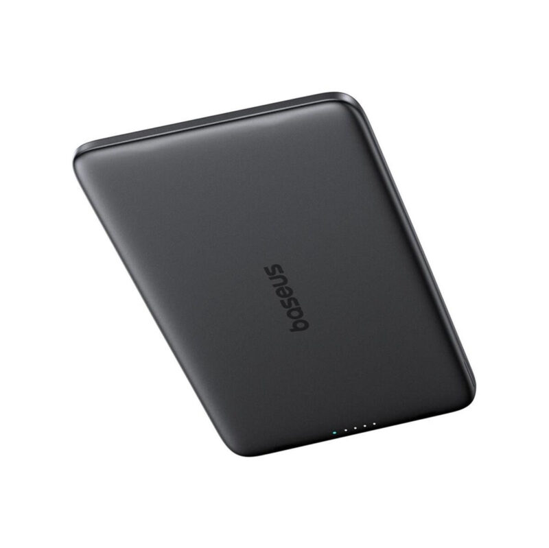 Powerbank Baseus PicoGo AM41 Ultra-Slim 5000 mAh 20 W PD 3.0 QC 3.0 czarny MagSafe + kabel USB-C