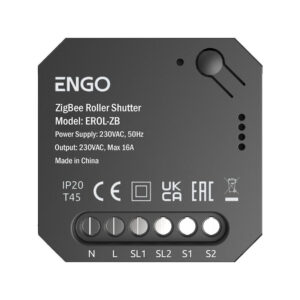 ENGO Controls EROL-ZB - Sterownik Rolet ZigBee do systemu ENGO Smart podtynkowy