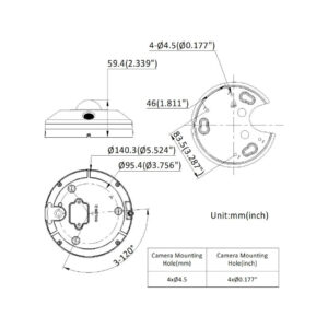 Kamera IP HIKVISION DS-2CD63C5G1-IVS(1.29mm)(O-STD)