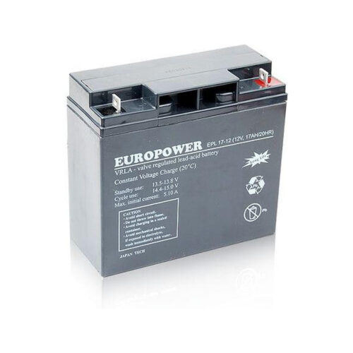 Akumulator AGM EUROPOWER serii EPL 12V 17Ah (Żywotność 15 lat)
