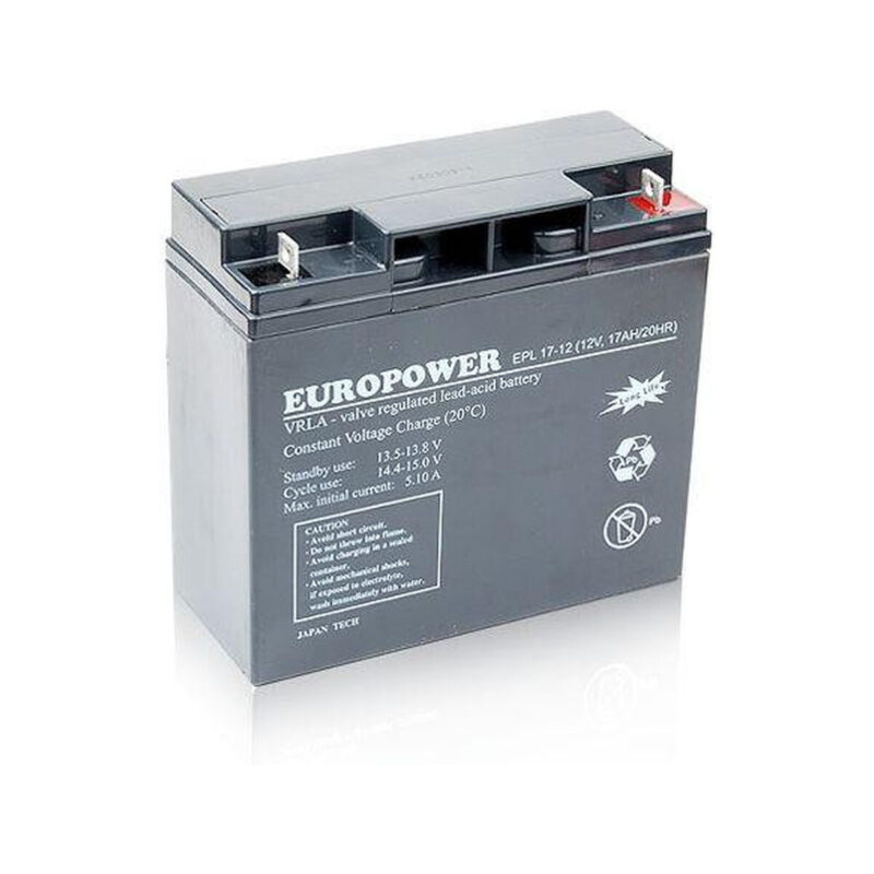 Akumulator AGM EUROPOWER serii EPL 12V 17Ah (Żywotność 15 lat)