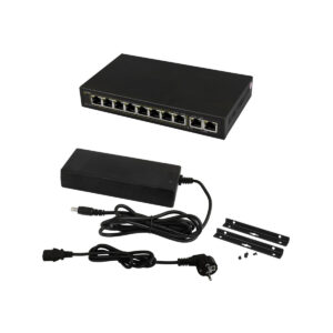 SWITCH POE PULSAR SG108 10-PORTÓW (8xPoE + 2xUPLINK)