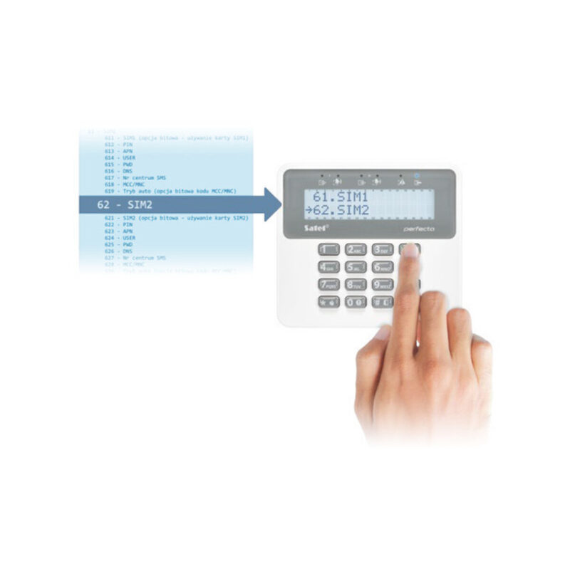 SATEL MANIPULATOR BEZPRZEWODOWY PERFECTA PRF-LCD-WRL
