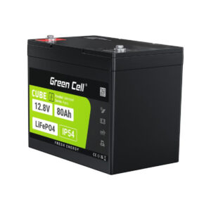 AKUMULATOR LITOWO-ŻELAZOWO-FOSFORANOWY LiFePO4 Green Cell Cube 12.8V 80Ah LFPGC12V80AH