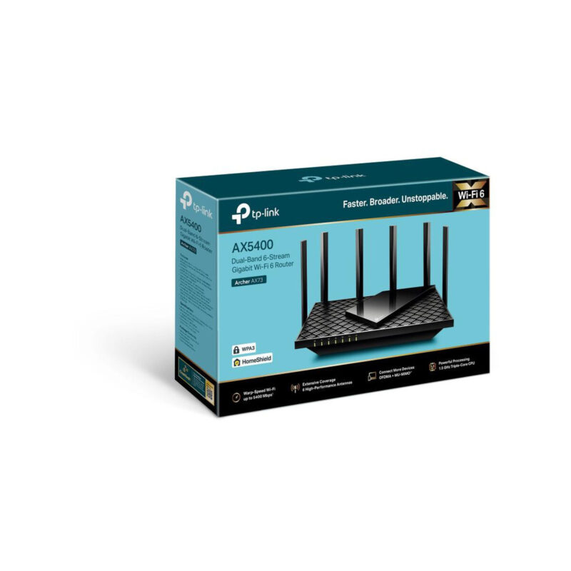 ROUTER TP-LINK ARCHER AX73 Wi-Fi 6 AX5400